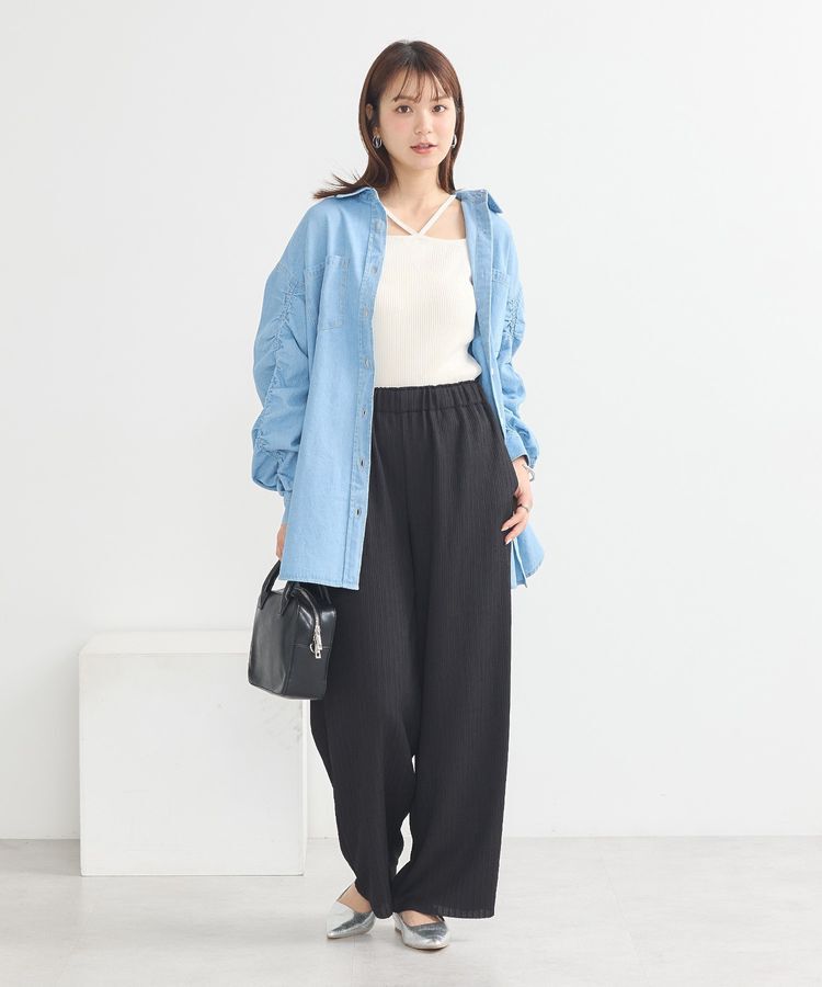 earth music&ecology「レイヤードニットタンクトップ」|キャミソール|