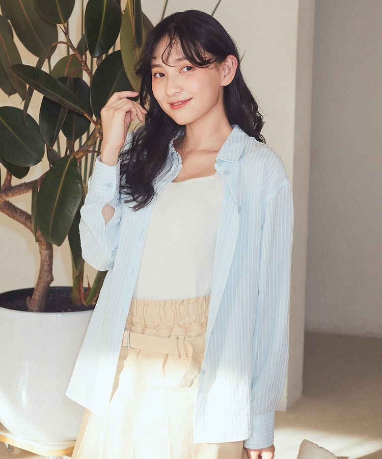 earth music&ecology「レイヤードニットタンクトップ」|キャミソール|