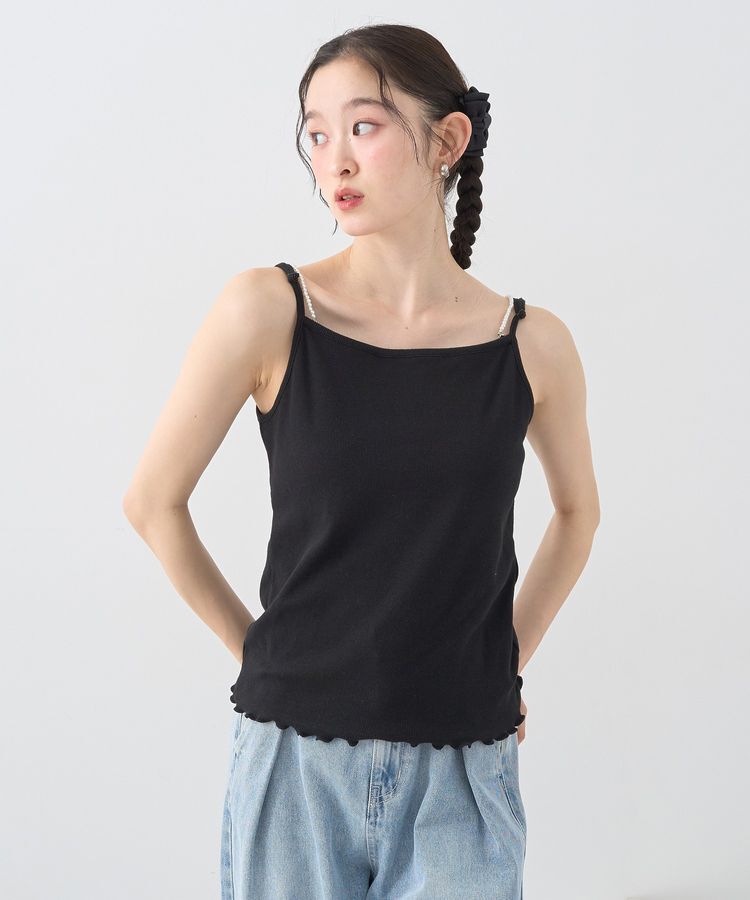 earth music&ecology「パールストラップキャミソール」|キャミソール|