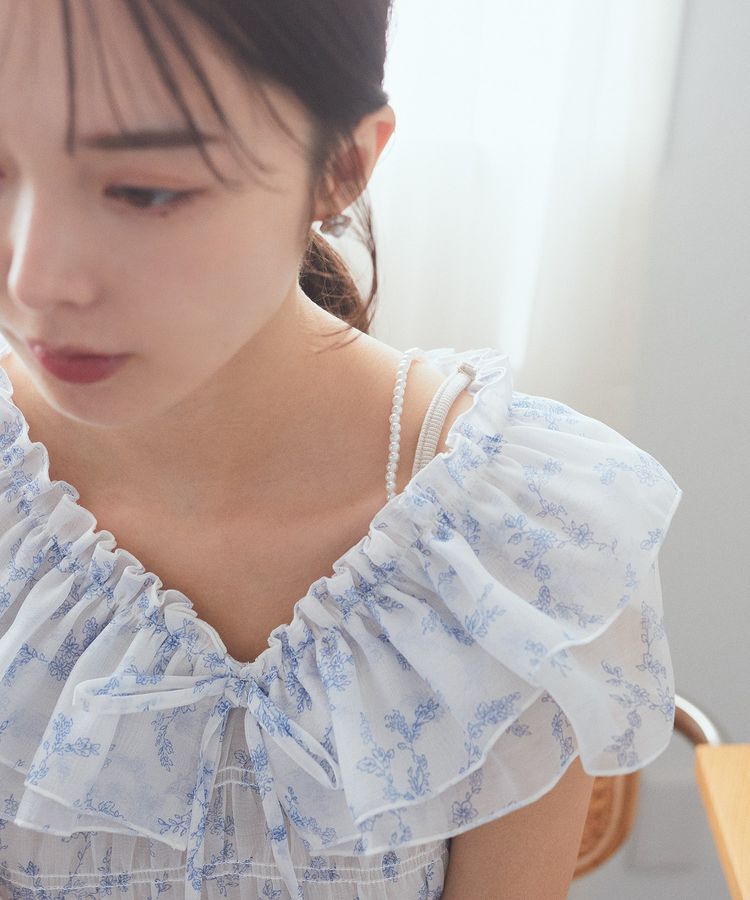 earth music&ecology「パールストラップキャミソール」|キャミソール|