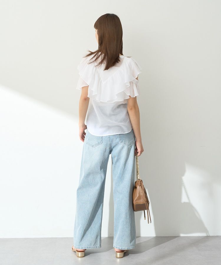 earth music&ecology「タックホックデニムパンツ」|デニム|