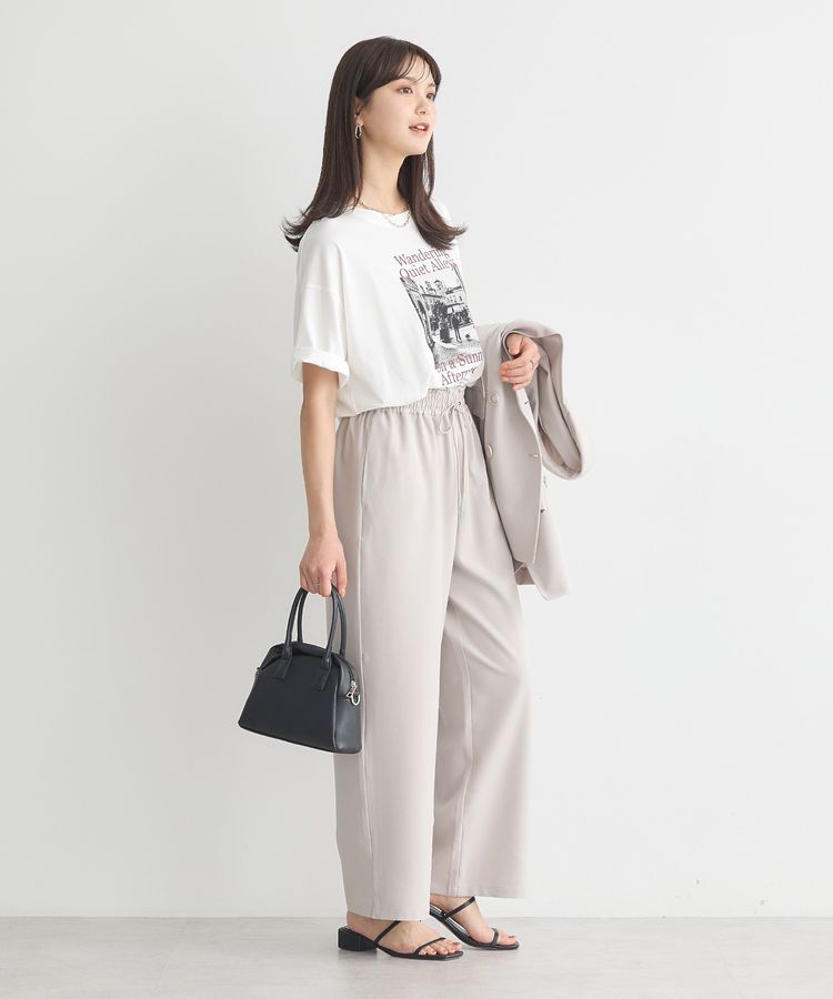 earth music&ecology「アソートプリントレギュラースリットTee」|Tシャツ・カットソー|