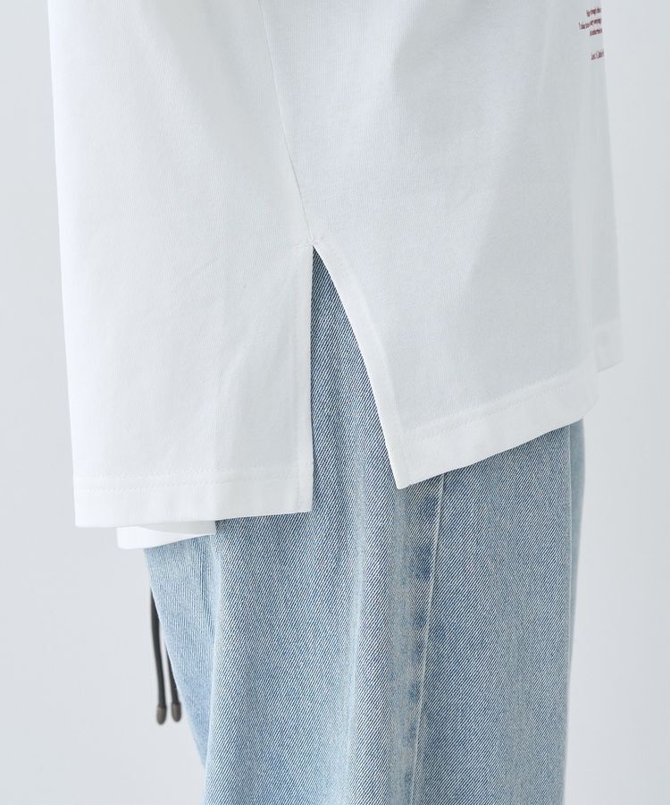 earth music&ecology「アソートプリントレギュラースリットTee」|Tシャツ・カットソー|