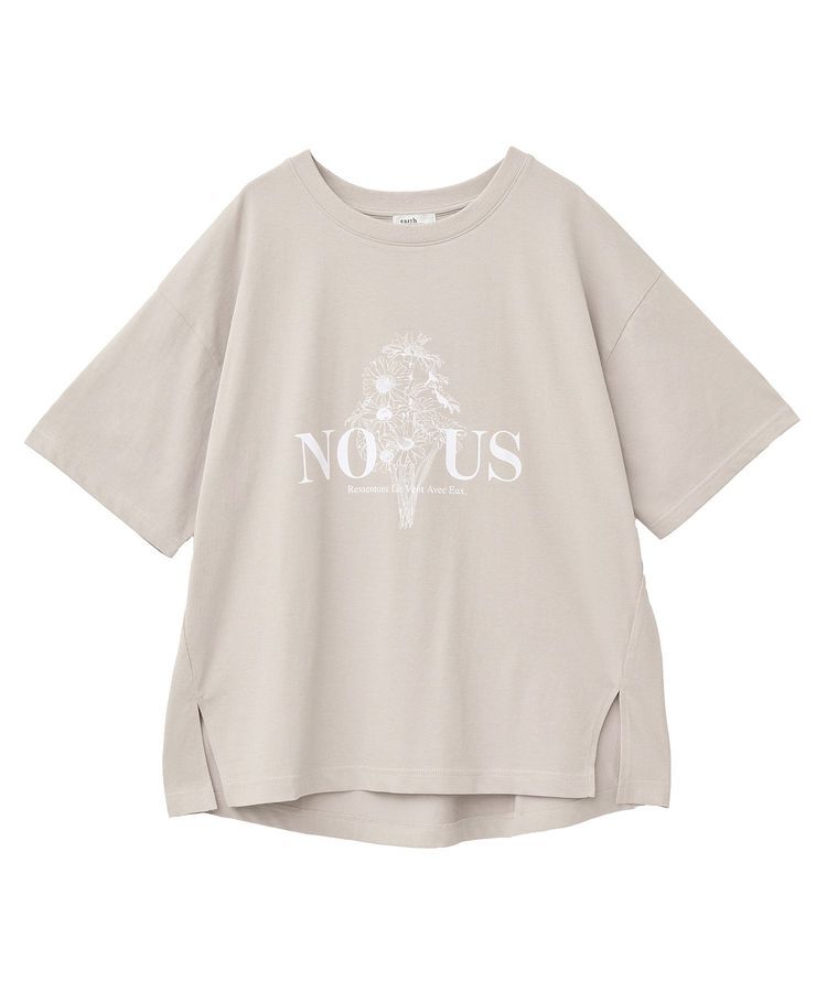 earth music&ecology「アソートプリントレギュラースリットTee」|Tシャツ・カットソー|