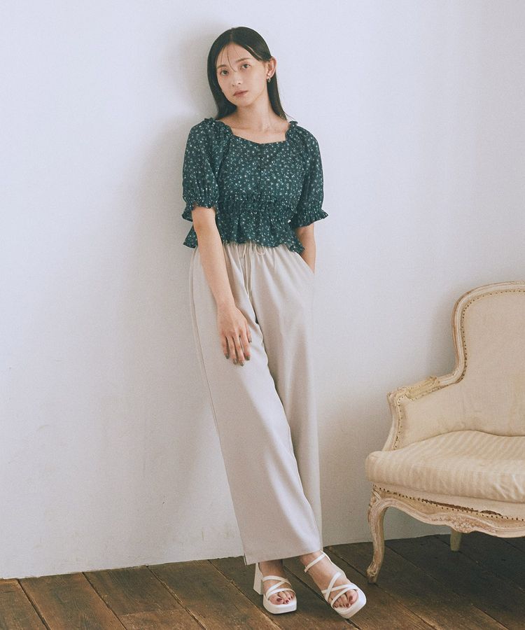 earth music&ecology「リラックスワイドパンツ」|その他|