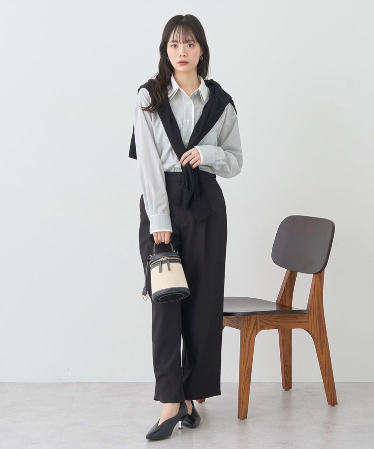 earth music&ecology「レイヤードストライプシャツ」|シャツ・ブラウス|