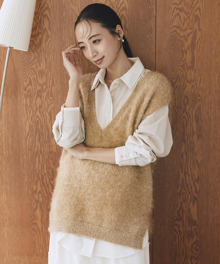 earth music&ecology「レイヤードストライプシャツ」|シャツ・ブラウス|