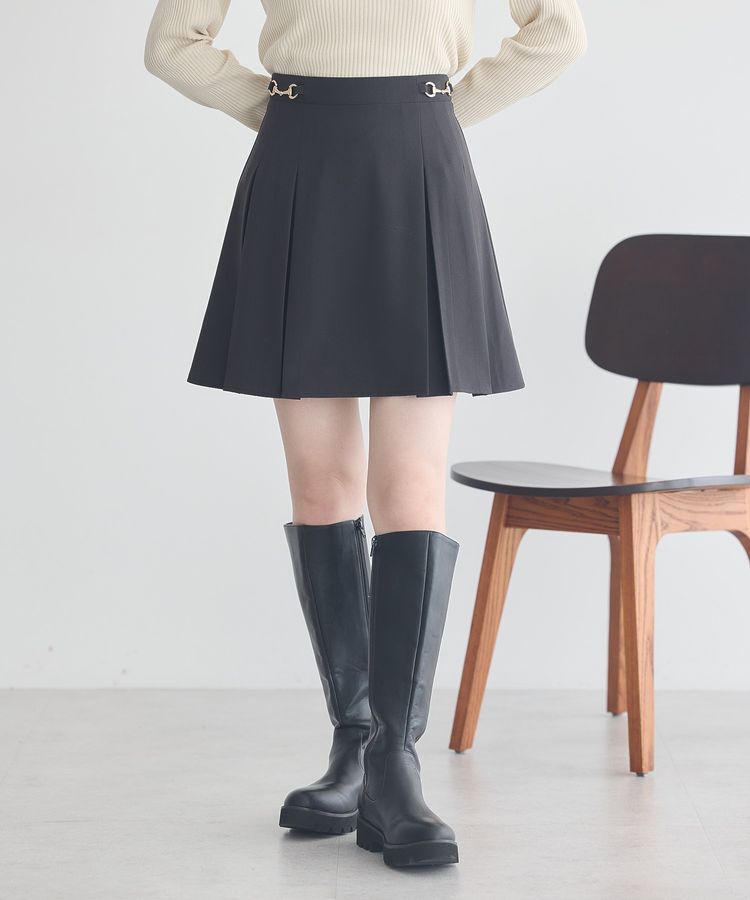 earth music&ecology「ビット付きミニスカート」|スカート|