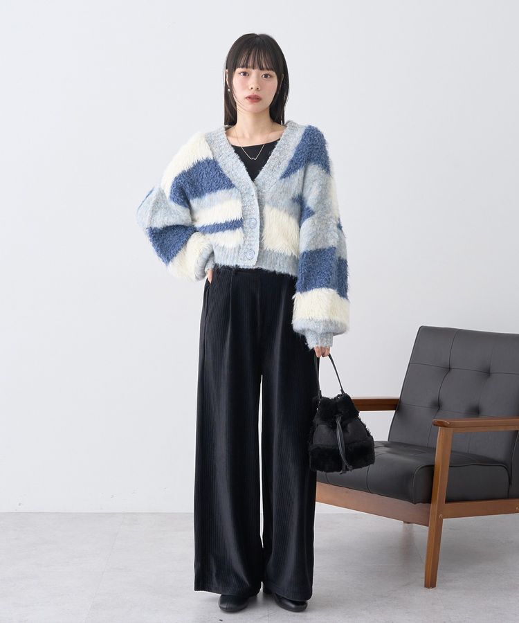 earth music&ecology「ラメテレコボートネックプルオーバー」|Tシャツ・カットソー|