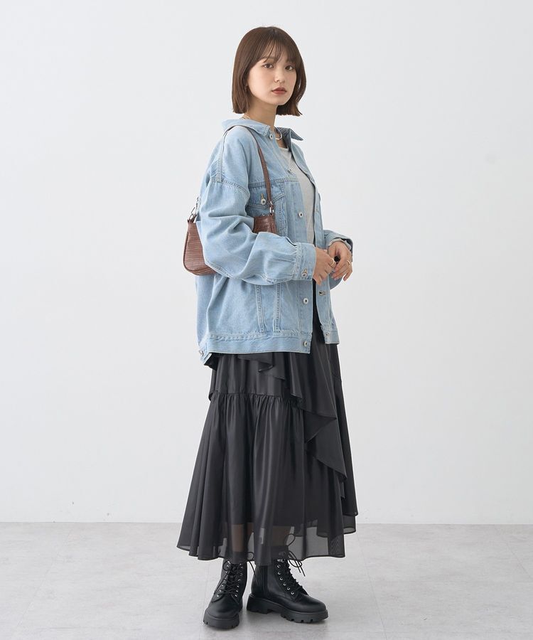 earth music&ecology「ラメテレコボートネックプルオーバー」|Tシャツ・カットソー|