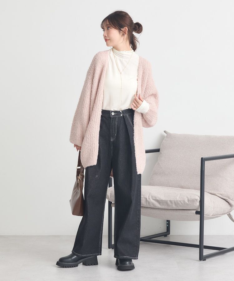 earth music&ecology「あったかフェミニンインナー(シアーハイネック)」|Tシャツ・カットソー|