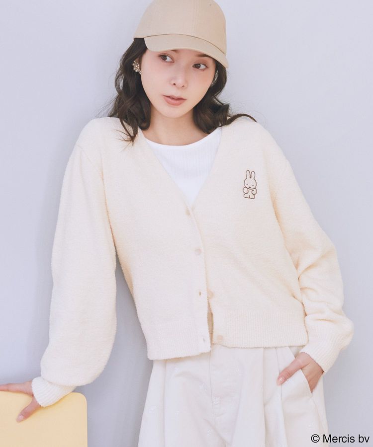 earth music&ecology「miffy/earth モコモコカーディガン」|カーディガン|