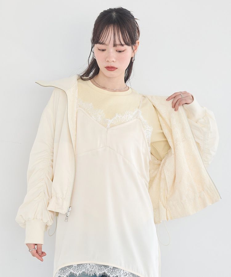 earth music&ecology「サイドギャザープルオーバー」|Tシャツ・カットソー|