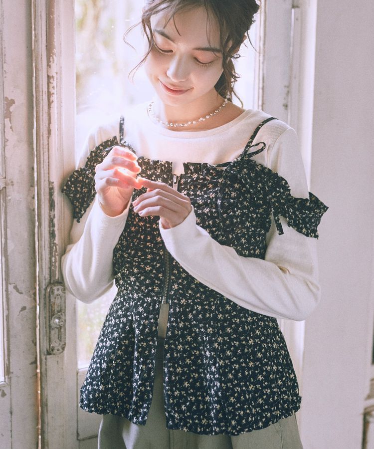 earth music&ecology「サイドギャザープルオーバー」|Tシャツ・カットソー|