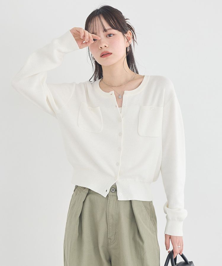 earth music&ecology「ダブルポケットカーディガン」|カーディガン|