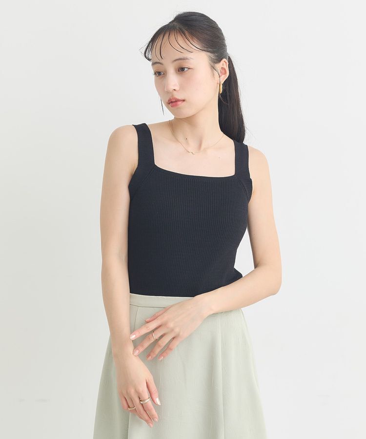 earth music&ecology「リブニットタンクトップ」|インナー|