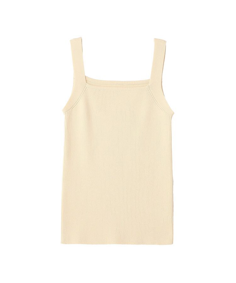 earth music&ecology「リブニットタンクトップ」|インナー|