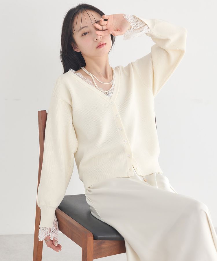 earth music&ecology「リブニットタンクトップ」|インナー|