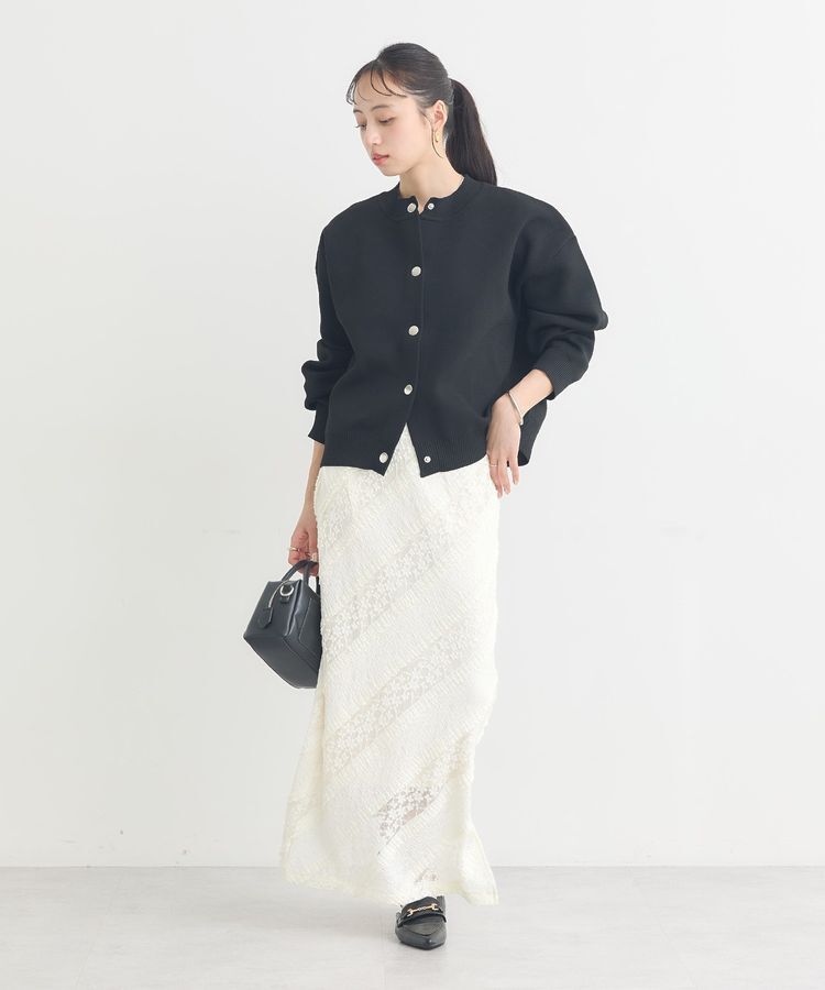 earth music&ecology「メタルボタンカーディガン」|カーディガン|