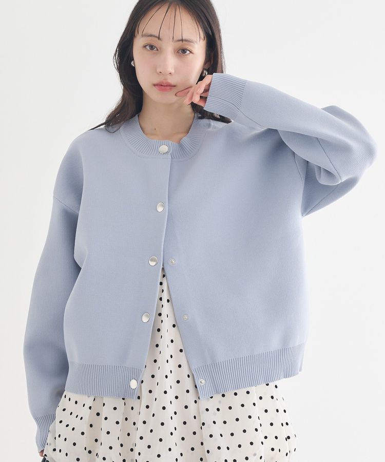 earth music&ecology「メタルボタンカーディガン」|カーディガン|