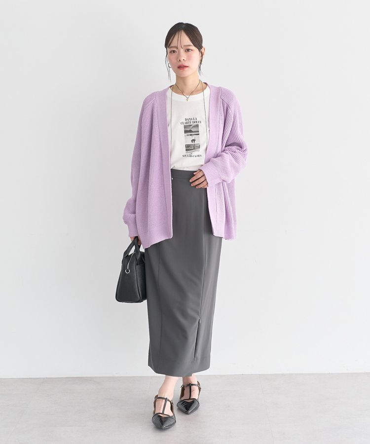 earth music&ecology「アゼトッパーカーディガン」|カーディガン|