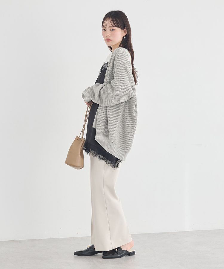 earth music&ecology「アゼトッパーカーディガン」|カーディガン|