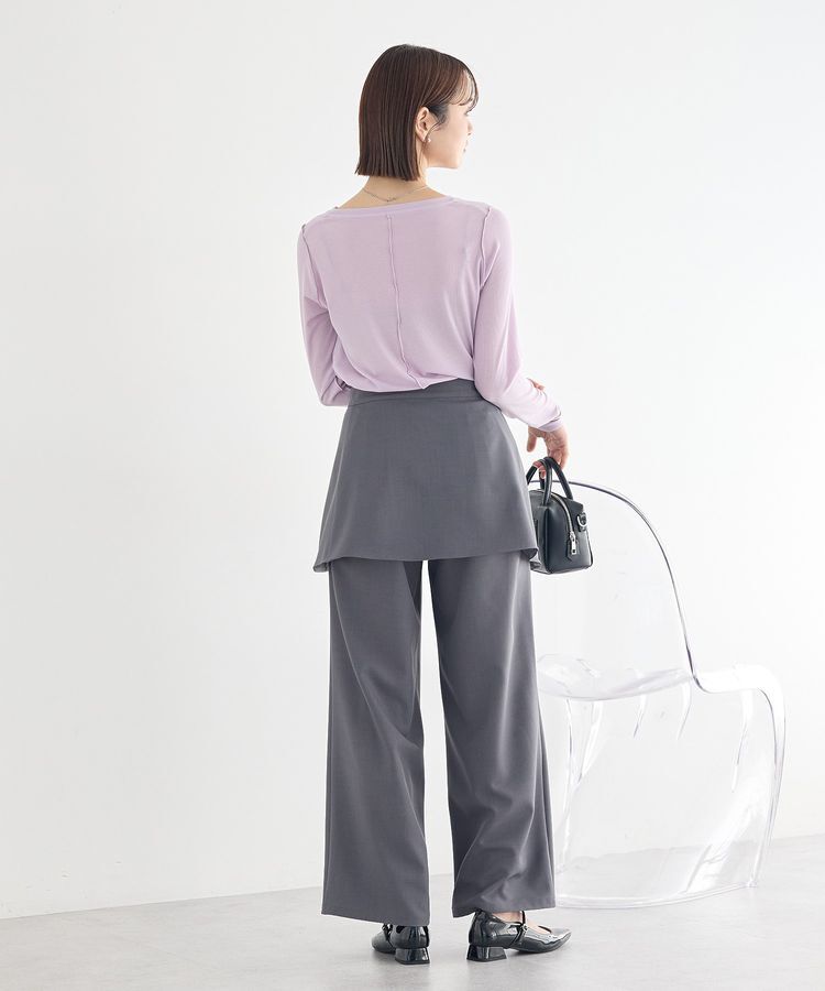 earth music&ecology「微シアーメロープルオーバー」|Tシャツ・カットソー|