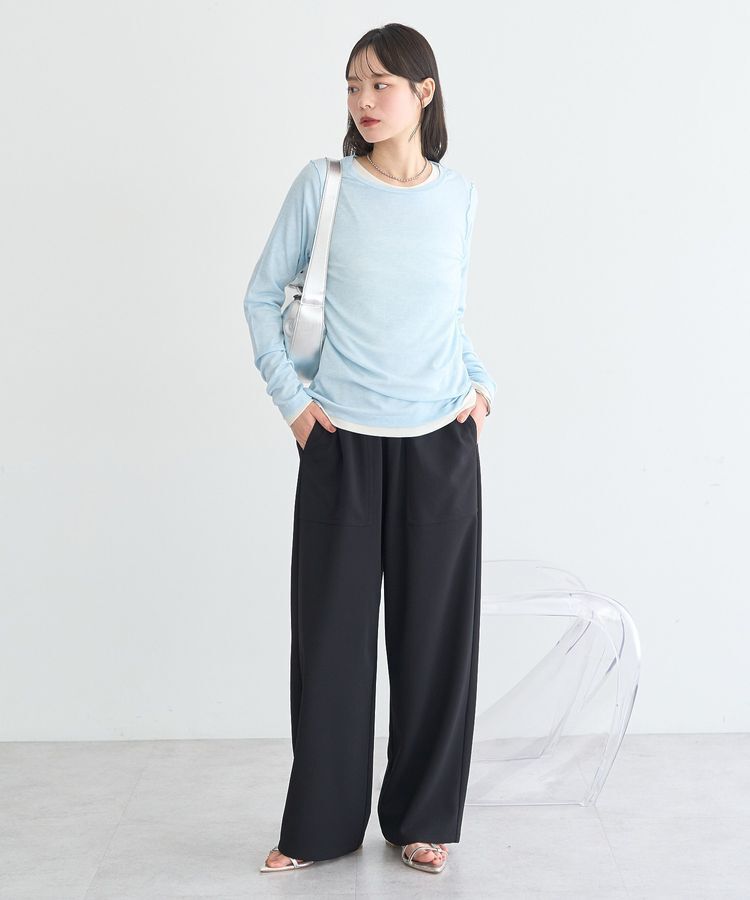 earth music&ecology「微シアーメロープルオーバー」|Tシャツ・カットソー|