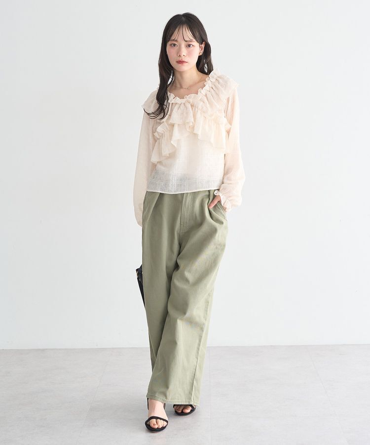 earth music&ecology「ポケットレースカラーパンツ」|その他|