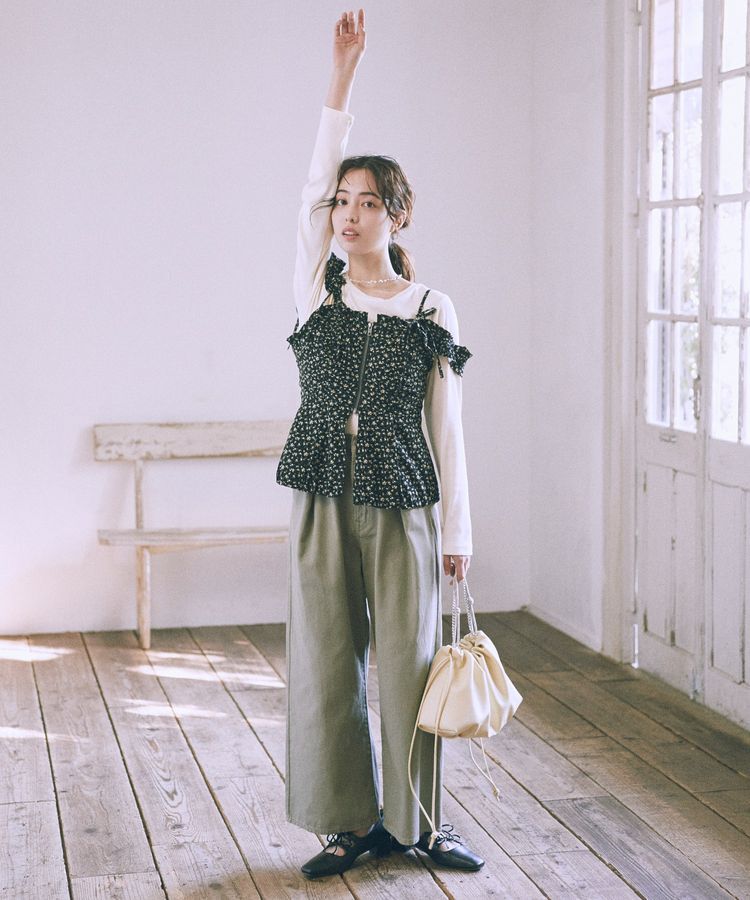 earth music&ecology「ポケットレースカラーパンツ」|その他|