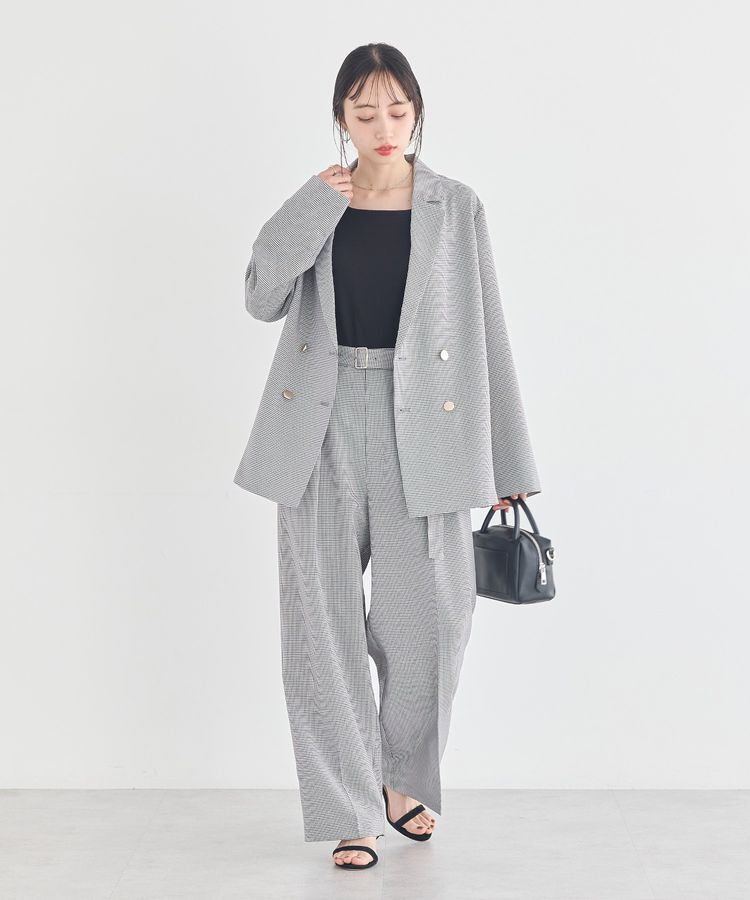 earth music&ecology「アソートツータックベルトパンツ」|その他|