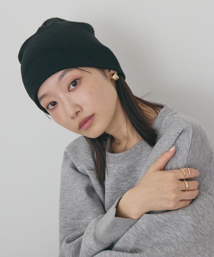 AMERICAN HOLIC「ニットビーニー」|その他|Black