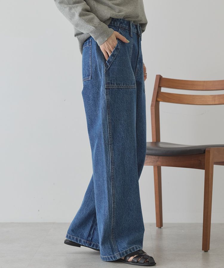 AMERICAN HOLIC「ベイカーデニムパンツ」|デニム|