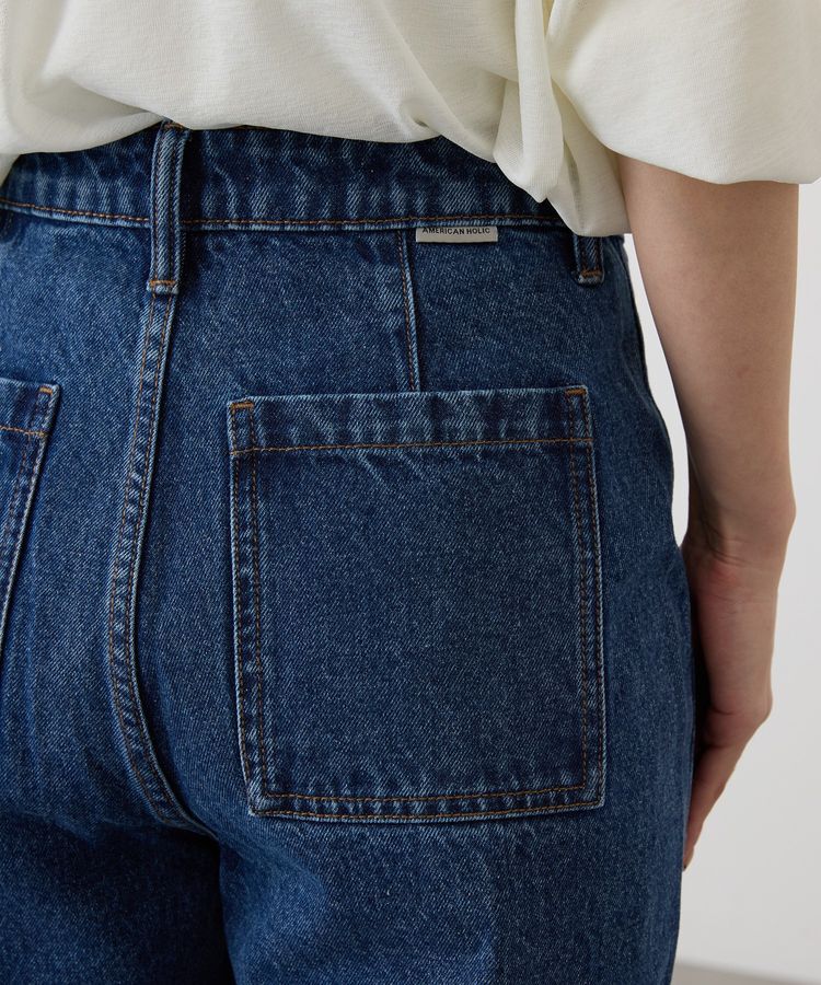 AMERICAN HOLIC「ベイカーデニムパンツ」|デニム|