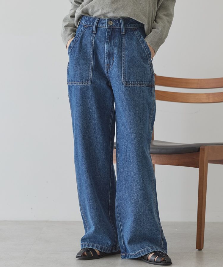 AMERICAN HOLIC「ベイカーデニムパンツ」|デニム|