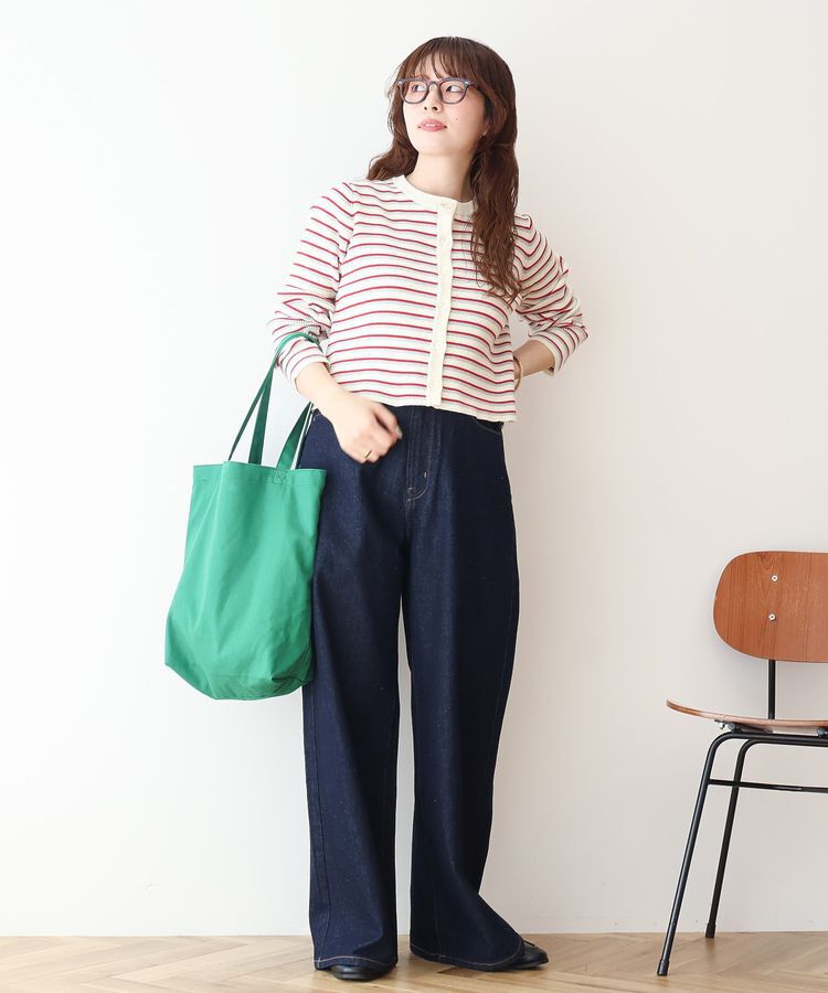 AMERICAN HOLIC「マルチボーダーリブニットカーディガン」|カーディガン|