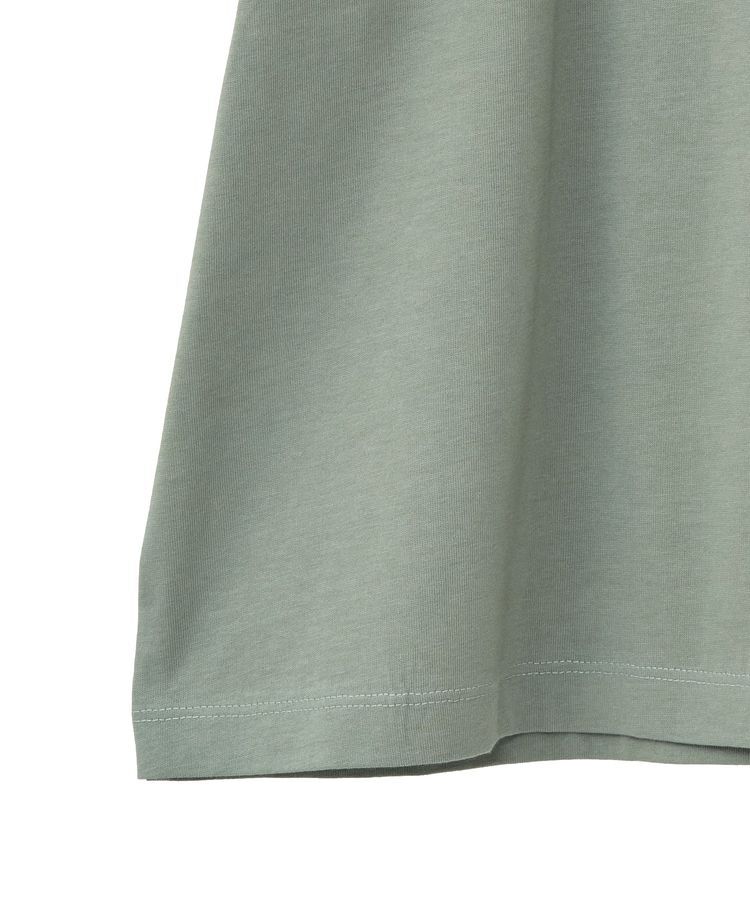 Green Parks「フレンチスリーブ刺繍シンプルロゴプルオーバー」|Tシャツ・カットソー|