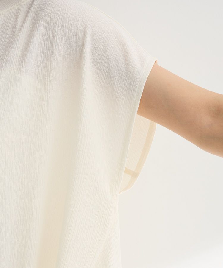 Green Parks「表面カット裾ドロストプルオーバー」|Tシャツ・カットソー|