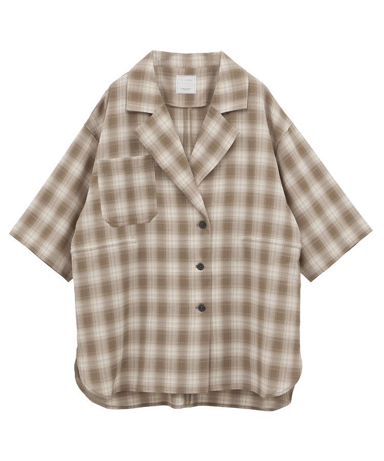 armonia「チェック5分袖ジャケット」|テーラードジャケット|