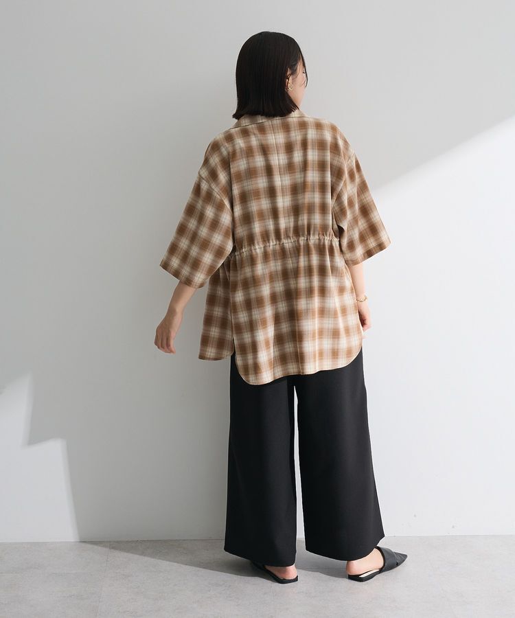 armonia「チェック5分袖ジャケット」|テーラードジャケット|