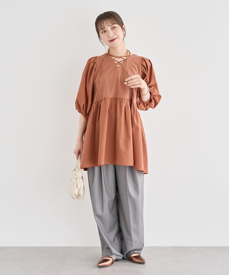 Green Parks「・ELENCARE DUE 2wayボリュームチュニック」|チュニック|