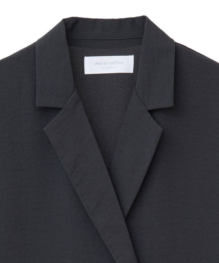 Green Parks「麻調フレンチスリーブジャケット」|テーラードジャケット|