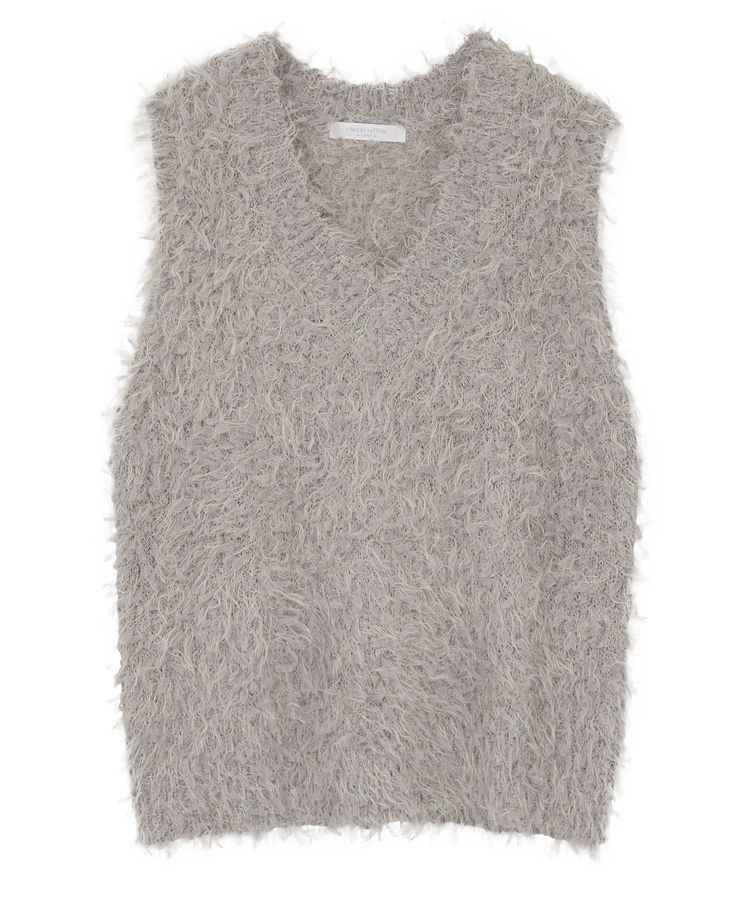 Green Parks「フェザーヤーンニットベスト」|ベスト・ジレ|