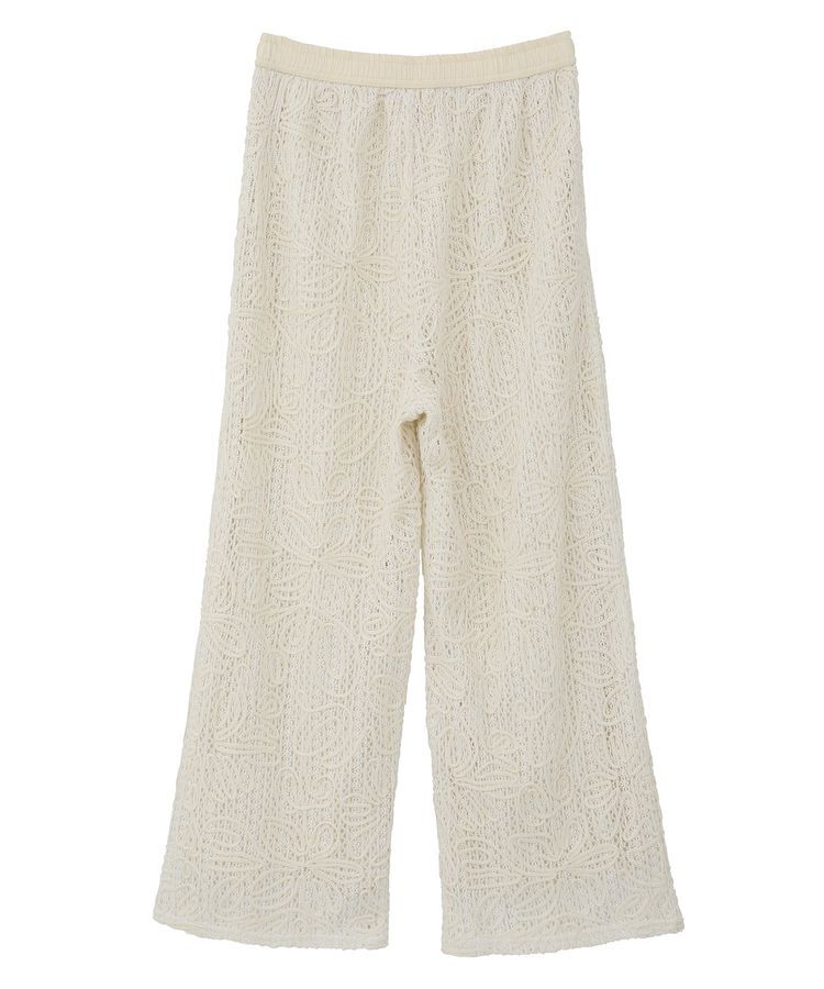 Green Parks「コード刺繍レースイージーワイドパンツ」|その他|