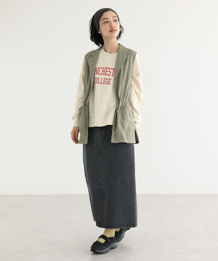 Green Parks「デニムタイトロングスカート」|タイト|