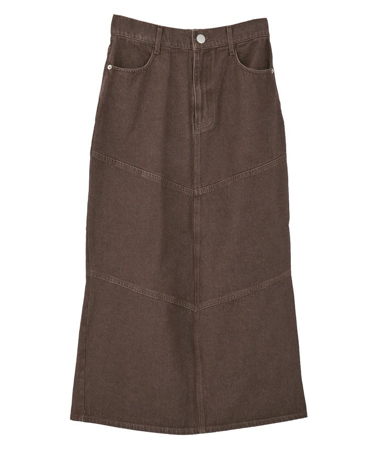 Green Parks「デニムタイトロングスカート」|タイト|