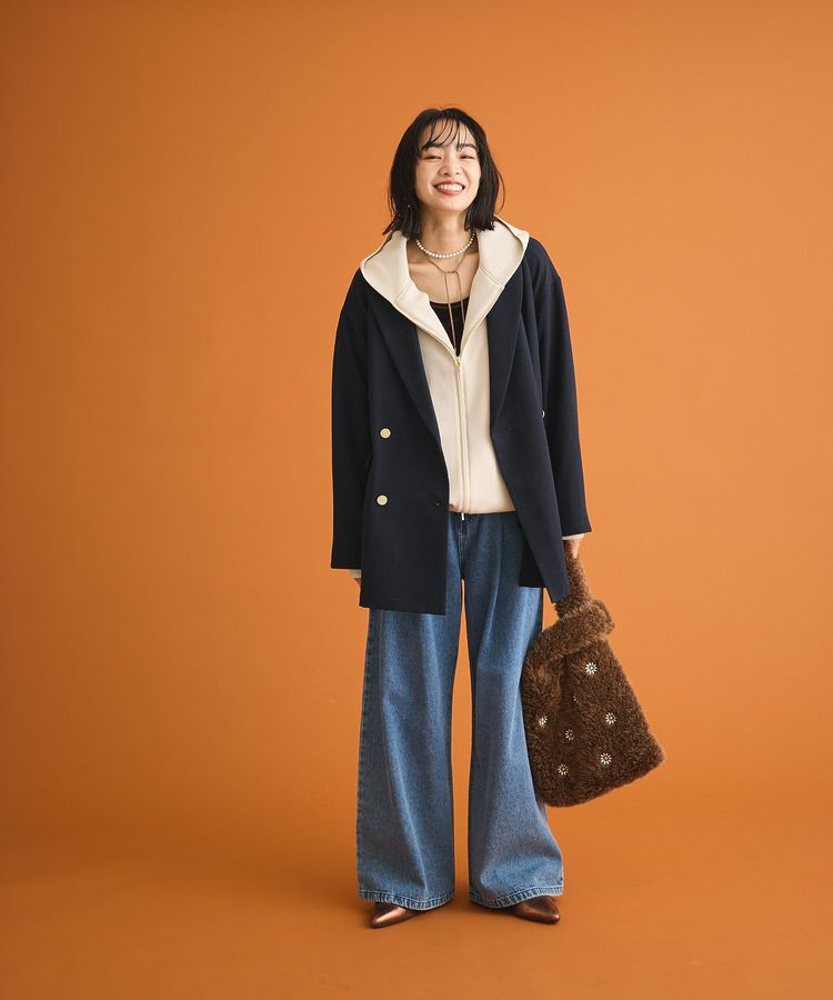 Green Parks「ダンボールZIPパーカー」|スウェット・ジャージ|