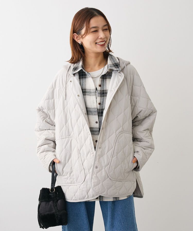 Green Parks「・ELENCARE DUE 2wayチェックビックシャツ」|チュニック|