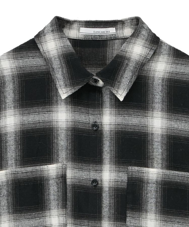 Green Parks「・ELENCARE DUE 2wayチェックビックシャツ」|チュニック|