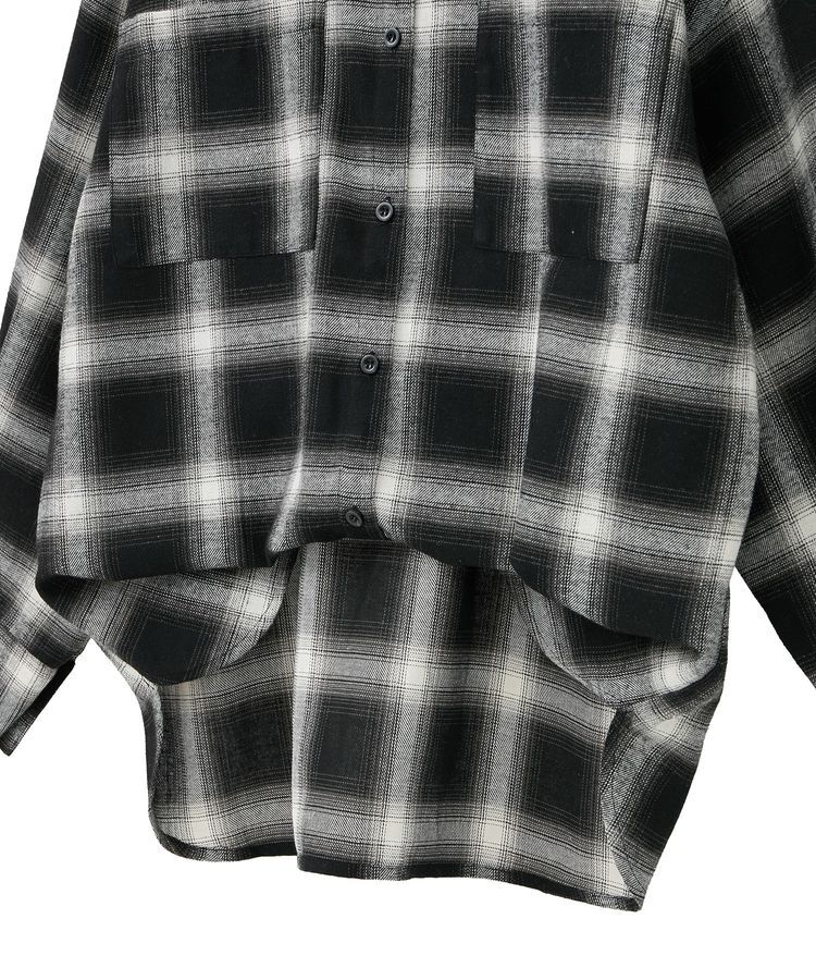 Green Parks「・ELENCARE DUE 2wayチェックビックシャツ」|チュニック|